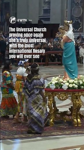 The Universal Church proving she’s truly universal with the most international Rosary ever