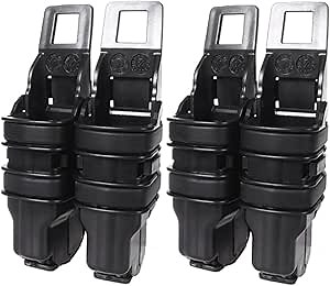 Molle Mag Pouch Small Portable, Nylon Holster Fast 9mm Magazine Pouch for AR Pistol Black DE