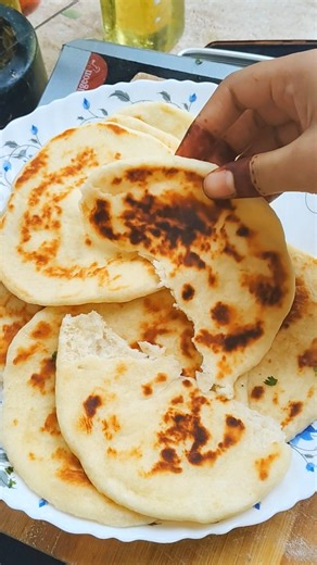 No oven pita bread recipe ✨#recipe #food