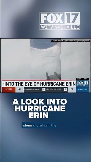 Into the eye of Hurricane Erin