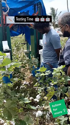 Farming Database on Instagram: "For Our Store Check Bio and Tap on Link !! Read Caption For More !!! 🤖 Innovative Cotton Picker: Green Robot Machinery (GRoboMac) introduces a game-changing cotton picker equipped with autonomous robotic arms, mounted on a semi-autonomous electric farm vehicle. 💪 Impressive Picking Capacity: Each battery-operated robotic arm can pick approximately 50 kgs of cotton per day, allowing a vehicle with four arms to harvest an impressive 200 kgs daily. 💭 Robots in Agr