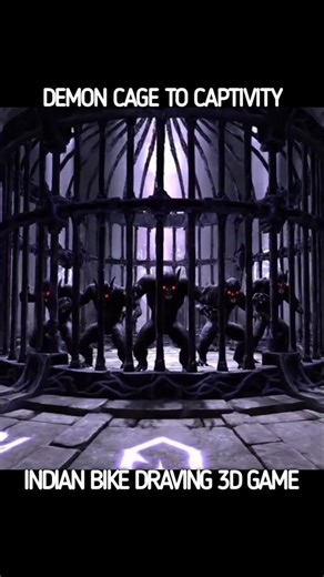 Demon cage to captivity indian bike driving 3d #gaming #viral #gta5 #shorts