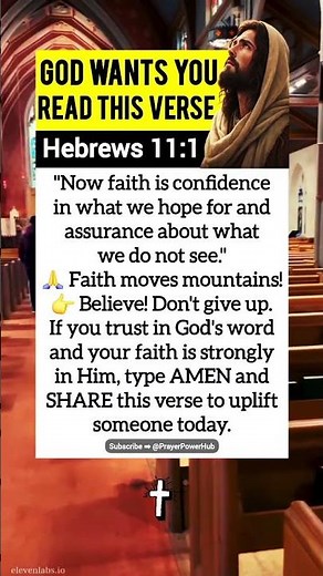 GOD WANTS YOU READ THIS BIBLE VERSE TODAY 🙏 #prayerpowerhub #trendingshorts #bibleverse