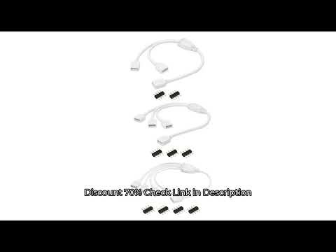 RGB Splitter Extension Cable Cord Household Electricity 4 Pin Female Connector Accessories for 3528