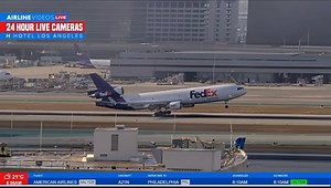 27K views · 781 reactions | The MD-11 is still flying strong with FedEx! Caught landing at LAX on the Airline Videos Live 24/7 broadcast from the H Hotel. Tune in to both live feeds on YouTube ➡️ https://youtube.com/@airlinevideosliveplus?si=TGsJqwPWqDXwBIti #airlinevideoslive #airlinevideos #livestreams #livestreaming #laxairport #airplane #airports #MD11 | AIRLINE VIDEOS | Facebook