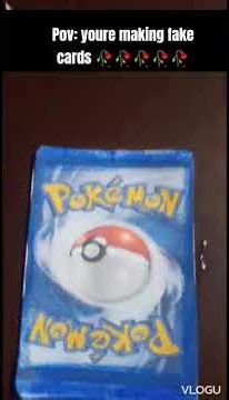 this is how fake pokemon cards made 🥀🥀🥀🥀🥀🥀