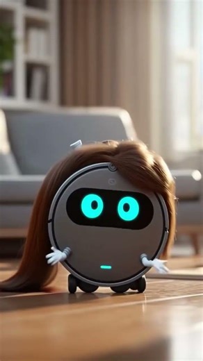 Roomba vs Long Hair: Stacy We Need to Talk 💇‍♀️😭 #shorts