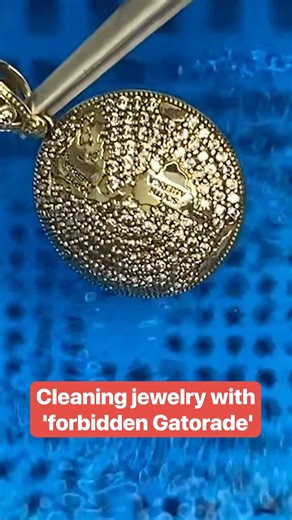 24K views · 161 reactions | This is how jewelry is cleaned with ultrasonic waves and "forbidden Gatorade." #cleaning #jewelry #ultrasonic | Insider | Facebook