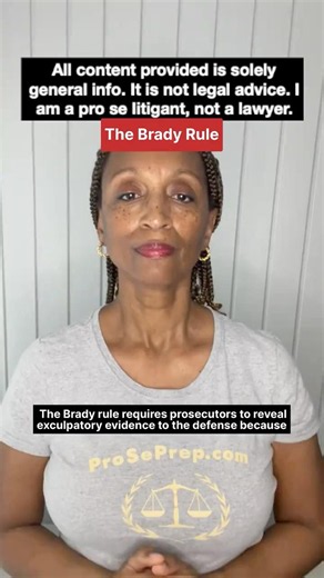 The Brady Rule