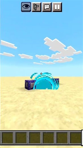 PLAYING WITH THE CONTROL BLOCK 😎 #minecraft #minecraftshorts #minecraftpe