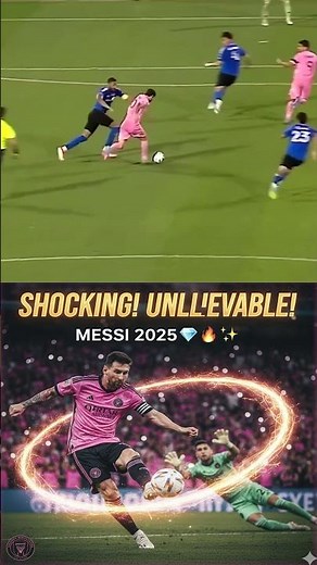 Lionel Messi UNSTOPPABLE! 🤯 ALL 2025 Inter Miami Goals & Skills Free Kick Magic #shorts #messi