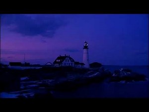 Maine Lighthouse - Portland Head Light - Evening