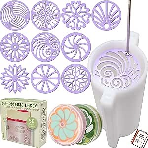 Amazon.com: Soap Kaleidoscope Pull Through Mold for Column Tube Mold Soap Swirl Tool Big Silicone Tube Column Mold Soap Embed Molds 10 Acrylic Designs 12 Pieces Soap Supplies…