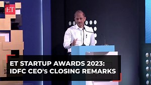 #ETStartupAwards: #IDFC MD-CEO V. Vaidyanathan's closing remarks | 🏆 ET Startup Awards 2023 LIVE Updates: https://tinyurl.com/yyzdmy5n | The Economic Times