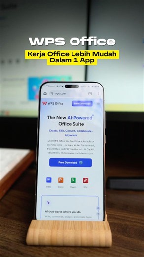 Stop buat kerja dokumen dekat 5 Apps berbeza! Guna je WPS Office. #syazwanshahril #shorts