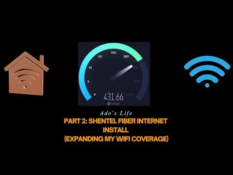 Part 2: Shentel Fiber Internet Install (Expanding The Coverage Of My WiFi)
