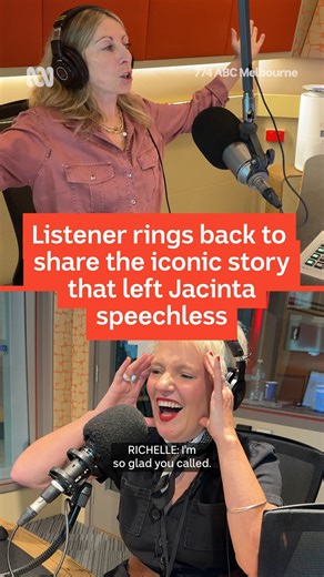 Do you remember the woman who got stuck hanging from a doorframe? 🤣 Every Friday from 11.30am on The Conversation Hour, Richelle Hunt and Jacinta Parsons join forces to chat about hot topics. This week as part of World Radio Day, they looked back on their favourite talkback callers over the years with one listener calling in to reshare a very memorable text. Listen back to when it all happened: https://ab.co/46sE7ld Tune in to The Conversation Hour on 774 ABC Radio Melbourne or on the ABC liste