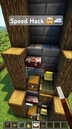 Minecraft Speed Hack 🤯🚅 #minecraft