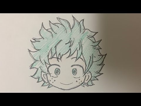 How To Draw Deku Easy | Step By Step | my hero academia