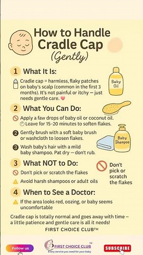 How to Handle Cradle Cap ?