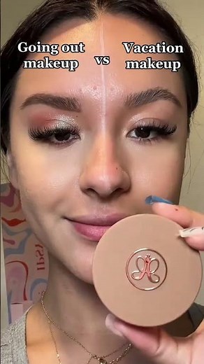 Vacation makeup vs going out makeup! Which side do you prefer? #makeuphacks #makeup #IPSY