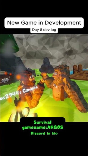 Day 8 Devlog, added fishing and cooking food. No release date.#metaquest #survivalgame #gtag #argos