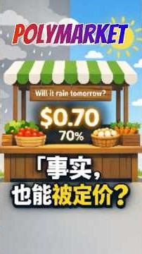 Polymarket: 价格即概率！明天会不会下雨？居然可以被定价 #shorts #polymarket #加密货币 #cryptocurrency