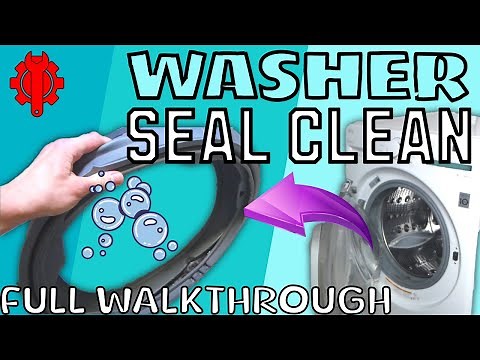 Washing Machine Door Seal Deep Clean - FULL Step-by-Step Walkthrough and Reassembly
