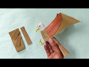 How to Make a Cardboard Bird | Craft ideas