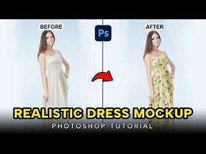 Adobe Photoshop 2026 Tricks How to Add Design on Dress Easily! | Step-by-Step Guide