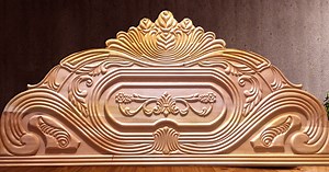 New Royal Bed Design 2021 Free DXF File Download