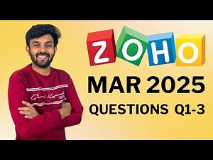 ZOHO Round - 1 | March 2025 Q1- Q3 | logic io