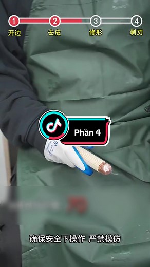 Chế tạo dao obsidian sắc nhất thế giới - Phần 4