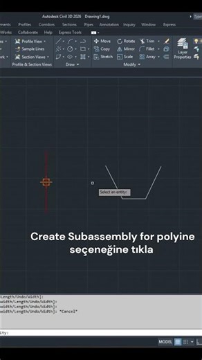 Herhangi bir nesneyi SubAssembly yapma - Civil 3D & Netcad | Kısa İpuçları - 7 #civil3d #netcad