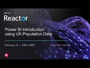 Power BI Intro Using UK Population Data