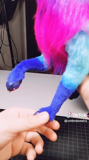 Creating Colorful Fantasy Wolves Art Dolls
