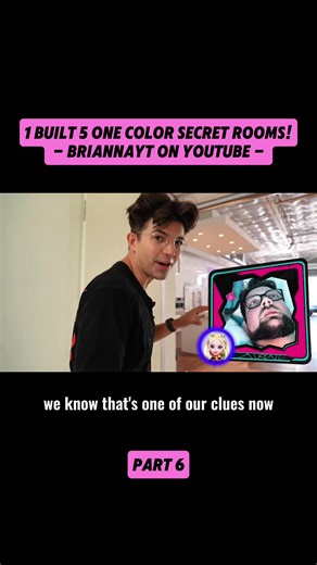 I Built 5 ONE COLOR Secret Rooms! - BriannaYT on YouTube.@Brianna #BriannaYT #paidpartner #fyp