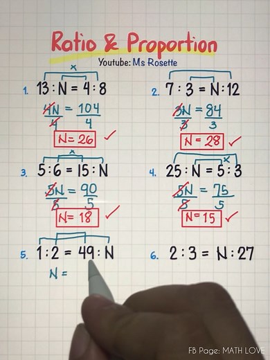 Don’t Fear Proportions! Here’s How to Solve Them Fast! 🚀 | Math Love