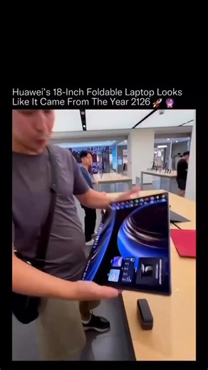 THE BILLS TECH 🏴 | This is the moment a laptop stops looking like hardware and starts looking like science fiction. 🤯✨ Huawei’s MateBook Fold unfolds into a... | Instagram