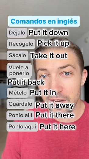 290K views · 88K reactions | Aquí te tengo más comandos en inglés que deberías conocer de inmediato. ¡Qué te diviertas! #inglesonline #inglesfluente #englishlessons | Gringlés Fácil with Connor | Facebook