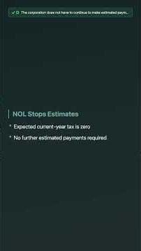 EA Exam Prep: NOL Year: Stop Estimates + Get a Quick Refund