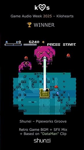 Game Audio Week 2025 Winner! | Retro BGM + SFX Mix #GameAudio #SoundDesign #RetroGame