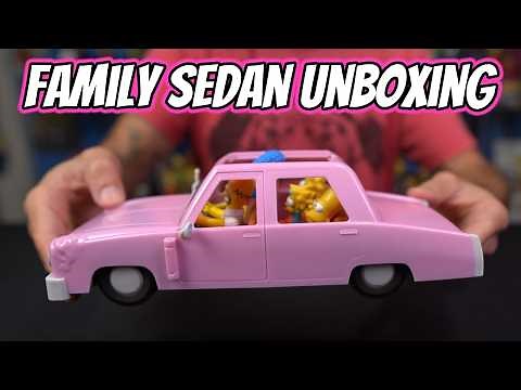 The Simpsons Family Sedan Unboxing and Review