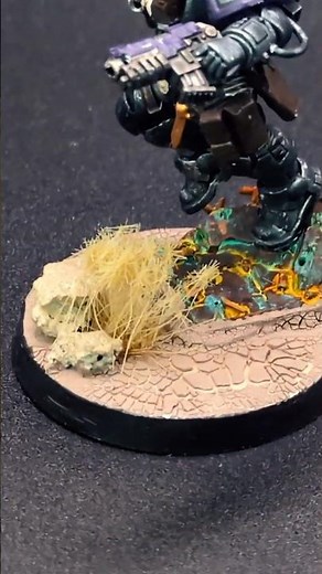 How To Paint DESERT Bases In LESS Than 40 Seconds!! #warhammer40k #basing #desert #warhammer