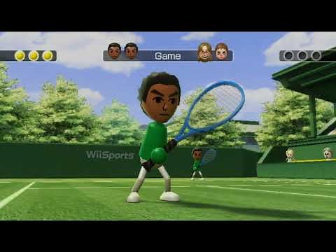 Wii Sports Tennis Skill Level 0 - Champion