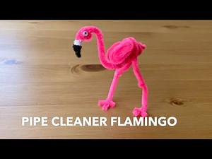 How to Make a Pipe Cleaner Flamingo