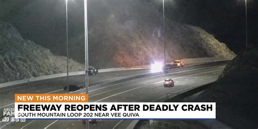 Phoenix freeway reopens after deadly crash