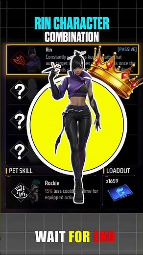 Rin Character Combination | Rin Character Ability | Best Character Combination In Free Fire