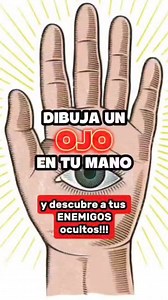 Dibuja un OJO en tu mano y DESCUBRE a tus ENEMIGOS ocultos!! 😱🔮✋🏻 #fyp #parati #hombres #mujeres #consejos #tips #consejo #viral #amor #amorpropio #esoterismo | Coach Ambar Aguilar Corazones Rotos