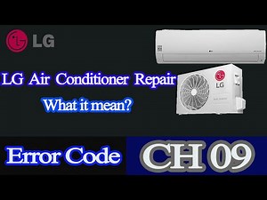 lg air conditioner error code ch09